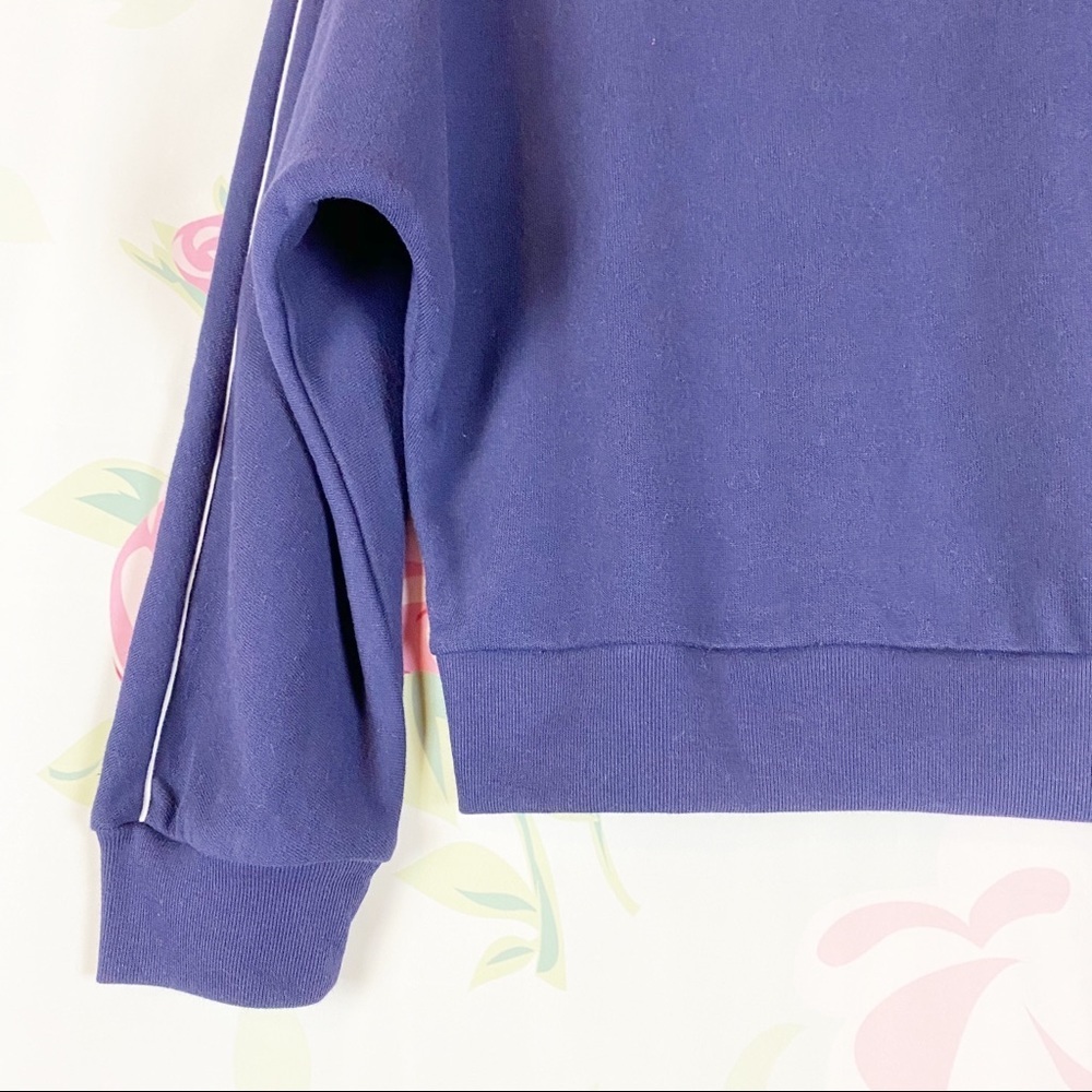 NEW Levi’s Basic Blue Cropped Sweatshirt XS - Picture 4 of 8